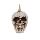 GobekUsa 15cm Resin Skull Head Bullet Handicraft Decor Statue Halloween Props