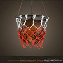 GobekUsa Basketball Pendant Lights Hanging Lamp Home Deco Bar Cafe Shop Living Room Bedroom Kitchen