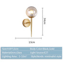 GobekUsa Glass Ball LED Wall Lights for Bedroom Passage Corridor, E27 Sconces