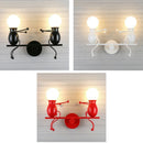 GobekUsa Creative LED Wall Light Indoor Wall Sconce Modern Art Decor Iron E27