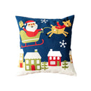 GobekUsa Christmas Embroidered Pillow Cover Set - 45x45cm
