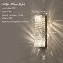 GobekUsa Crystal Wall Lamp: Modern LED Bedside Light for Bedroom, Living Room, Stairs & Home Decor