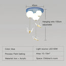 GobekUsa Butterfly Ball Ceiling Lamp: Warm & Romantic Pendant Light for Children's Room