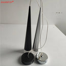 GobekUsa 5W LED Pendant Light - Silver/Black Aluminum Tube Fixture for Kitchen Island