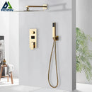 GobekUsa Gold Digital Display Shower System with Tub Spout