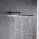 GobekUsa 16" Luxury Rain Shower Head with Wall Mounted Shower Arm - Bathroom Accessory
