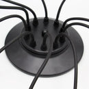 Vintage Black Spider Pendant Chandelier in Iron