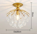 GobekUsa Gold/Black Crystal Pendant Chandelier for Wedding Decor and Luxury Home Lighting