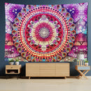 GobekUsa Grey Mandala Carpet Tapestry Wall Hanging Decor Hippie Yoga Mat Tapestries