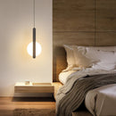 Nordic Minimalist Metal Bedside Pendant Light