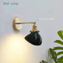 GobekUsa Green Glass LED Chandelier: Minimalist Brass Hanging Lights