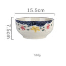 GobekUsa 6/7 Inch Ceramic Ramen Bowl - Large Soup Noodle Bowl for Kitchen and Hotel Use