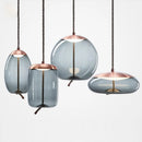 GobekUsa Hemp Rope Knot Pendant Lights - Suspendu Glass Hanging Lamp