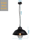 GobekUsa Black Industrial Pendant Light for Kitchen Island Bar Farmhouse Decor