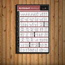 GobekUsa Bodybuilding Workout Home Gym Canvas Poster Wall Art Fitness Training Chart