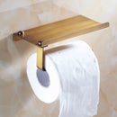 GobekUsa Bathroom Paper Phone Holder Shelf Towel Rack Toilet Tissue Box Silver Gold