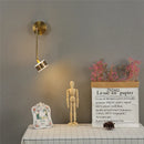 GobekUsa Adjustable Direction Simple LED Wall Light - Nordic Gold Iron Art Wall Lamp