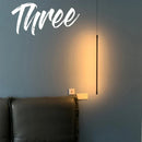 GobekUsa LED Long Line Chandelier for Living Room and Bedroom