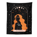GobekUsa Celestial Constellation Tapestry Moon Phase Wall Hanging for Unique Home Décor