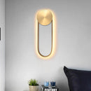 GobekUsa LED Acrylic Metal Wall Lamp: Minimalist Nordic Sconce Light for Bedroom, Living Room
