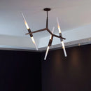 GobekUsa Gold LED Chandelier: Modern Nordic Lighting Fixture for Indoor Decor.