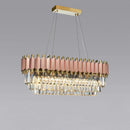 GobekUsa E14 LED Crystal Stainless Steel Rose Gold Pendant Lights