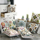 GobekUsa Ethnic Style Canvas Embroidery Pillow Cover 45x45cm