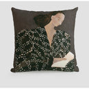 GobekUsa Japanese Art Handmade Square Cushion Cover 45x45 for Literary Youth Fashion