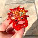 GobekUsa Crab Glass Figurines: Handblown Art Animals Collectible Sculpture Ornaments