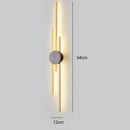 GobekUsa Copper Wall Light for Bedroom, Living Room, TV Background - Minimalist Luxury Design