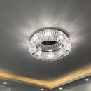 GobekUsa Crystal LED Ceiling Lamp for Chic Living, Bedroom, and Dining Room
