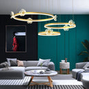 GobekUsa Butterfly Crystal Chandelier: Modern Nordic Light Luxury for Living Room, Dining Room, Bedroom