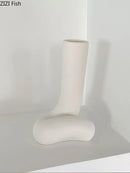 GobekUsa Abstract Human Body Vase - Ceramic Half-length Home Decoration