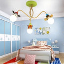 GobekUsa Animal LED Ceiling Light: Monkey Zebra Giraffe Kids Lamp for Bedroom.
