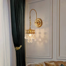 GobekUsa Crystal Wall Lamp: Luxury Lighting for Bedroom, Living Room, Hotel, Cafe, Lobby