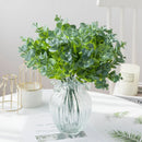 GobekUsa Eucalyptus Leaves Vase: Artificial Plants for Home, Christmas, Wedding, Garden, Floristics