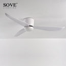 GobekUsa LED Ceiling Fan with Remote Control, Modern Design, Bedroom Decor, 220V