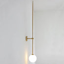 GobekUsa Glass Ball LED Wall Lights Modern Nordic Indoor Sconces for Living Dining Bedroom