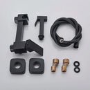 GobekUsa Brass Bidet Sprayer Faucet Set - Hot Cold Mixer, Wall Mounted Toilet Shattaf