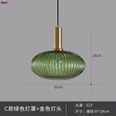 GobekUsa Glass Pendant Lights: Modern Nordic Style LED Pendant Lamp for Bedroom, Living, Dining Room