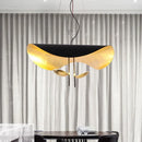 GobekUsa Lederam Manta Pendant Lamp - Industrial Retro Design, White & Black.