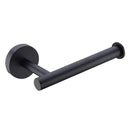 GobekUsa Black Stainless Steel Bathroom Set: Robe Hook, Towel Rail, Shelf, Tissue Holder