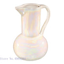 GobekUsa Ceramic Shell Vase - White Gloss - Abstract Irregular Design for Home Decor