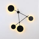 GobekUsa Geometric Iron Wall Lamp: Modern Nordic Design, LED, Living Room & Bedroom Décor