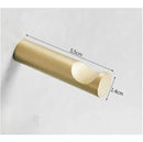 GobekUsa Brushed Gold Stainless Steel Robe Hook Wall Mounted Bathroom Hardware Hanger