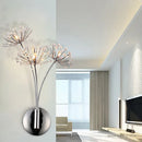 GobekUsa Dandelion Crystal Flower Wall Lamp for Bathroom, Bedroom, Living Room.