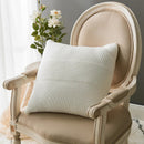 GobekUsa Knit Cushion Cover 45x45cm Solid Cotton Pillow Pink Ivory Grey Cream