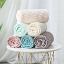 GobekUsa Cotton Waffle Bath Towel - 70*140, Unisex