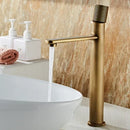 GobekUsa Antique Bronze Basin Faucet Hot & Cold Deck Mounted Brass Mixer Tap