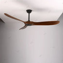 GobekUsa 60" Solid Wood DC Ceiling Fan with Remote Control